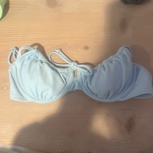 Light blue bikini top